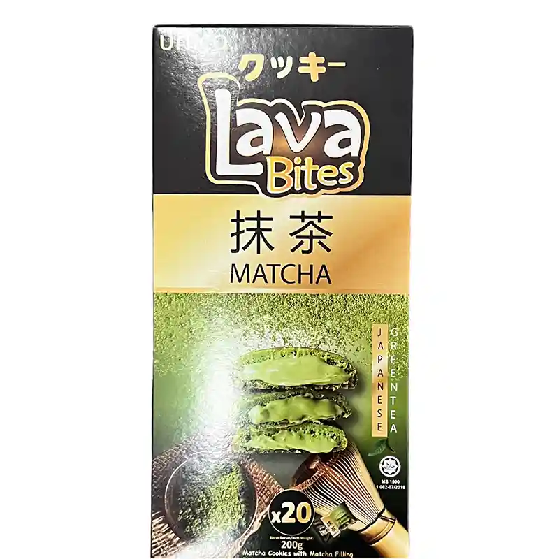 日式抹茶流心饼干 20小包 /Japanische Kekse mit Matcha Geschmack 200g UNICO