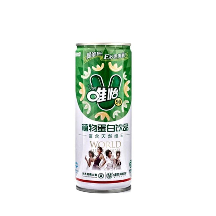 唯怡 天然植物蛋白饮品 绿色罐装 245毫升 /Pflanzliches Eiweißgetränk mit natürlichen Inhaltsstoffen Grün 245ml WEIYI