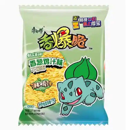 康师傅 香爆脆干脆面 香葱鸡汁味 33克 /Nudeln Snack mit Frühlingszwiebel Huhnsuppengeschmack 33g XBC Master Kung