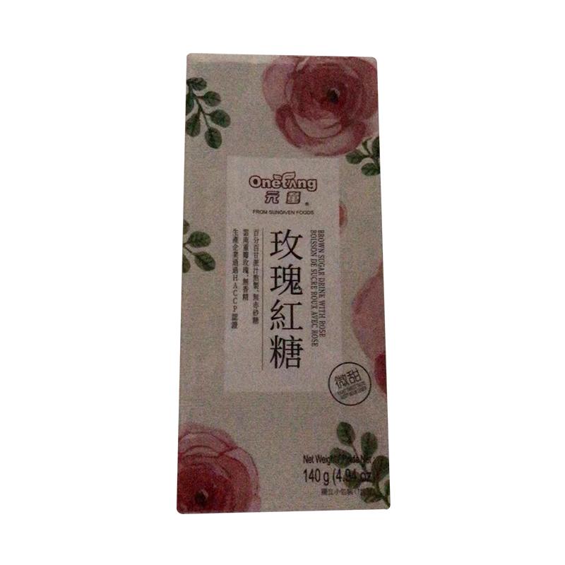 元童 玫瑰红糖 140克 /Brauner Zucker mit Rose 140g