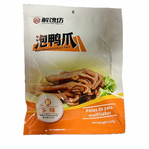 绝味 多味 泡鸭爪 110克 /Eingelegte Entefüße JUEWEI 118g