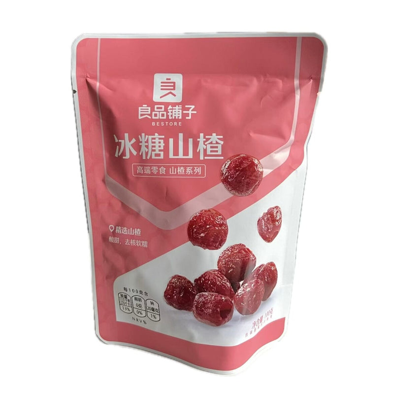 良品铺子 冰糖山楂 100克 /Kandiszucker Weißdorn 100g BESTORE