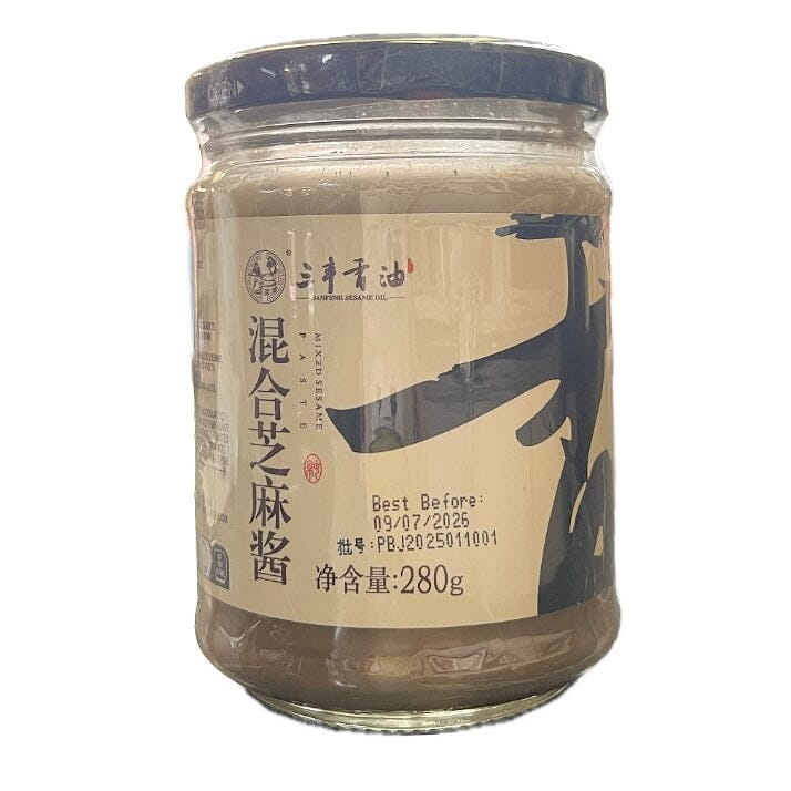 三丰香油 混合芝麻酱 280克/ Weiße Sesame Paste mit Erdnusse 280g SanFeng