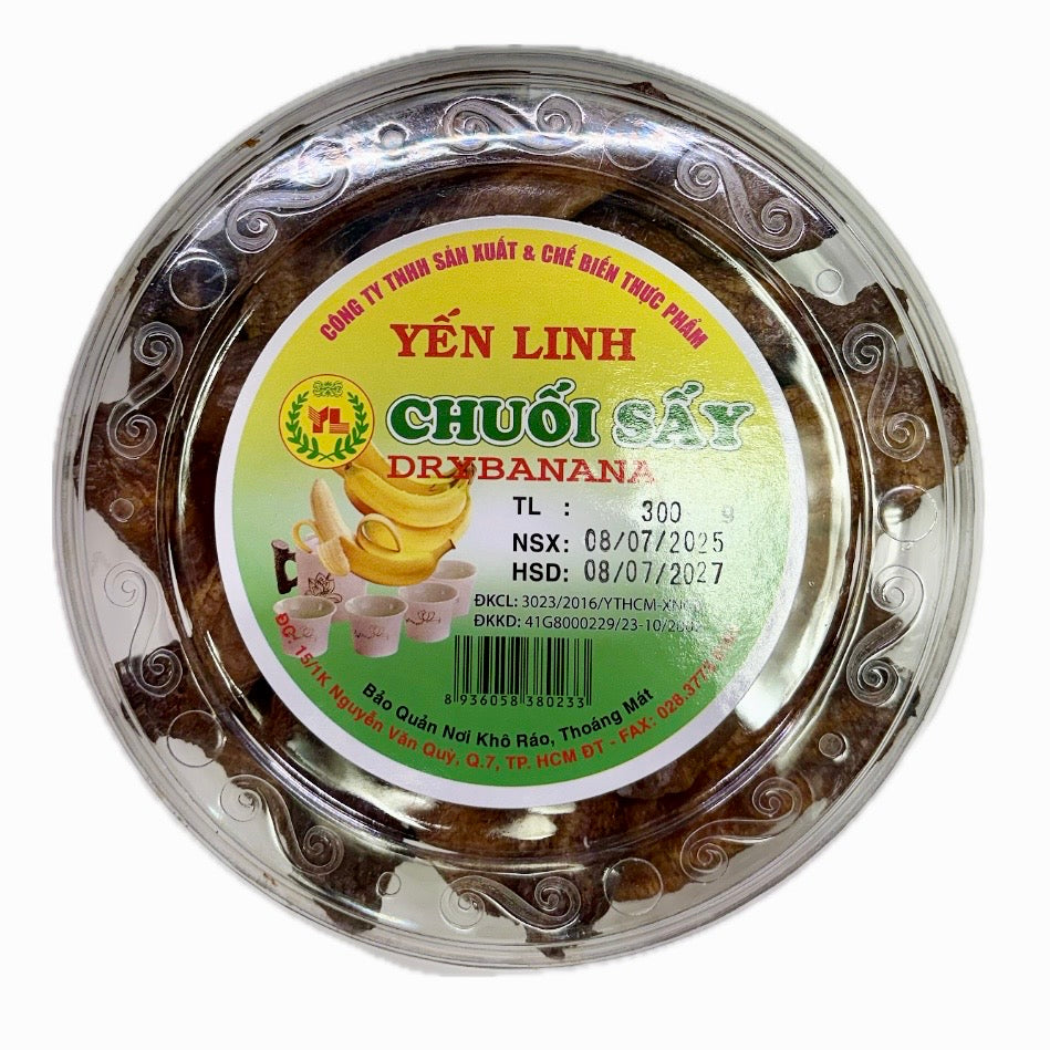 香蕉干 300克/Getrocknete Baby Banane 300g Yen Linh Chuoi Say