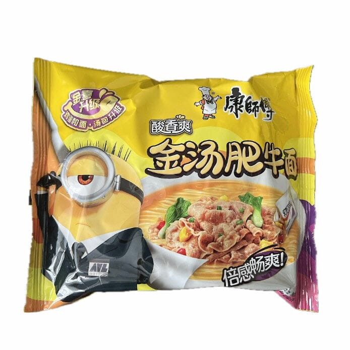 康师傅 金汤肥牛面 108克 /Instant Nudeln Goldensuppe Rindfleisch Aroma 108g MASTER KUNG