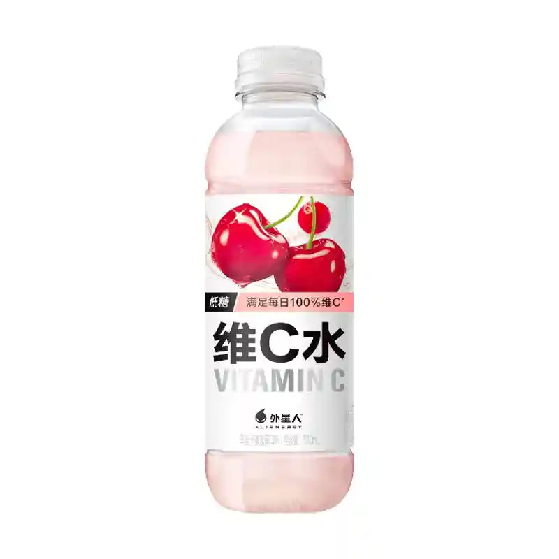 元气森林 气泡水 维C车厘子蔓越莓 480毫升 /Sprudelwasser mit Vitamin C Kirsche Cranberry 480ml GENKI FOREST