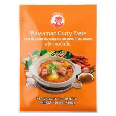 公鸡牌 橘咖喱酱 50克 /Massaman Currypaste 50g COCK BRAND