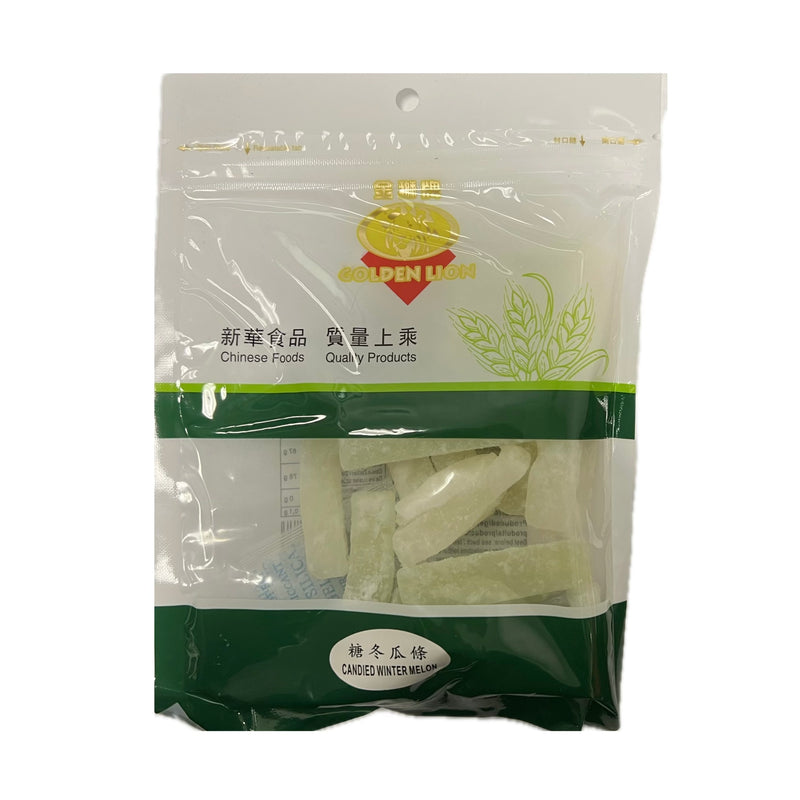 金狮牌 糖冬瓜条 150克/kandiert Melonenriegel 150g Golden Lion