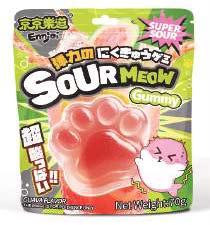 京京乐道 猫爪软糖 爆酸芭乐味 70克 /Katzenpfoten- Gummibonbons Guavengeschmack 70g ENNJOI