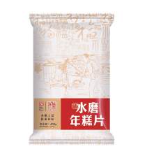 张力生 传统切片年糕 水磨年糕片 400克 /Traditioneller geschnittener Reiskuchen 400g CLS