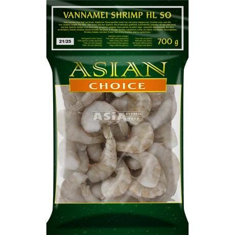 冰冻-Tiefgefroren! 亚洲精选 南美白虾 无头有壳 21-25 1公斤/ Vannamei Garnelen HLSO 30% Glasur Gr. 21/25 1kg ASIAN CHOICE