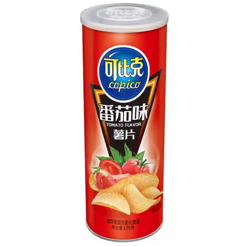 达利园 可比克薯片 番茄味 105克 /Kartoffelchips mit Tomatengeschmack 105g Copico