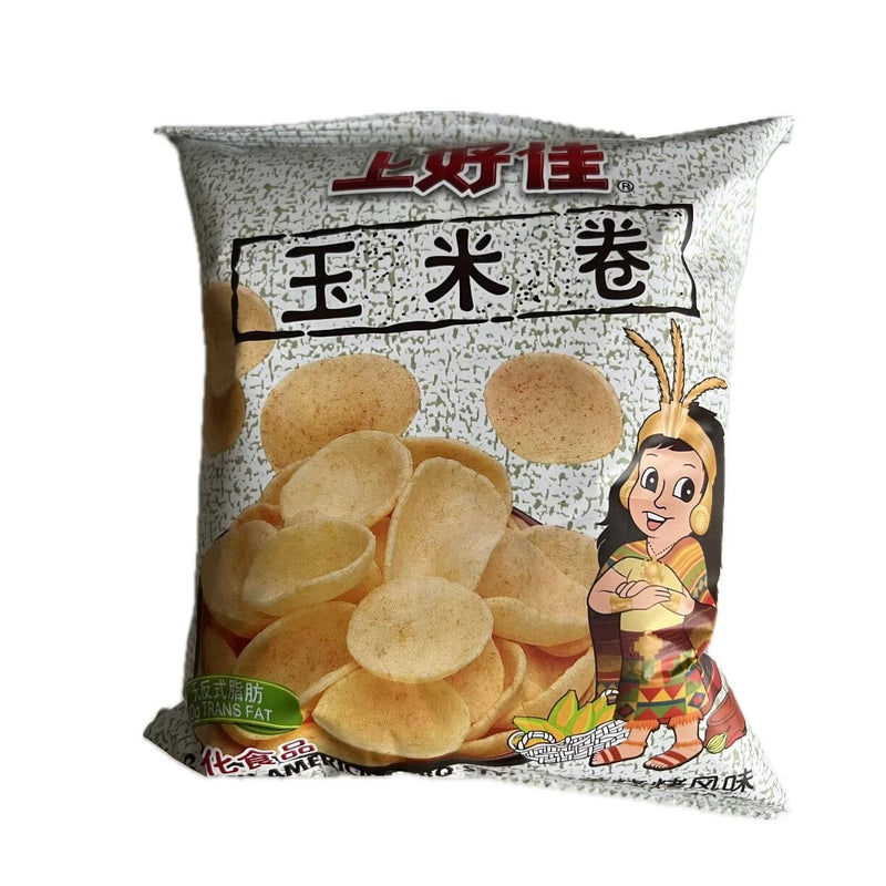 上好佳 玉米卷 40克 / Knusprige Snacks auf Maisbasis 40g OISHI