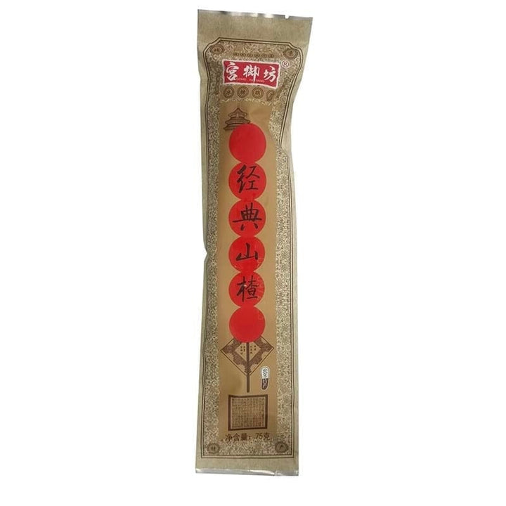 冰冻-Tiefgefroren! 宫御坊 经典山楂 冰糖葫芦 75克 /Kandierte Früchte am Spieß Hawtorn Sussigkeit 75g