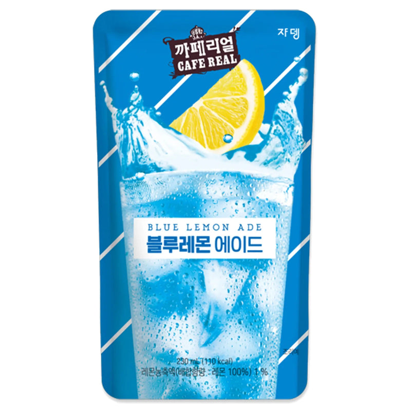 韩国 冰蓝柠檬汁饮料 袋装 230毫升 /Koreanisches Blaues Zitronengetränk 230ml Jardin