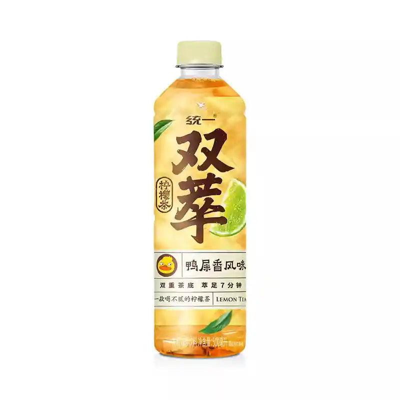 统一 双萃柠檬茶 鸭屎香风味 500毫升 /Doppelextraktions Zitronentee Teegetränk 500ml UNIF