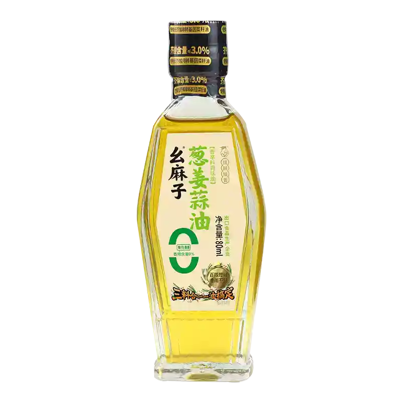 幺麻子 葱姜蒜油 80毫升 /Lauchzwiebel- Ingwer- Knoblauch- Öl 80ml YMZ