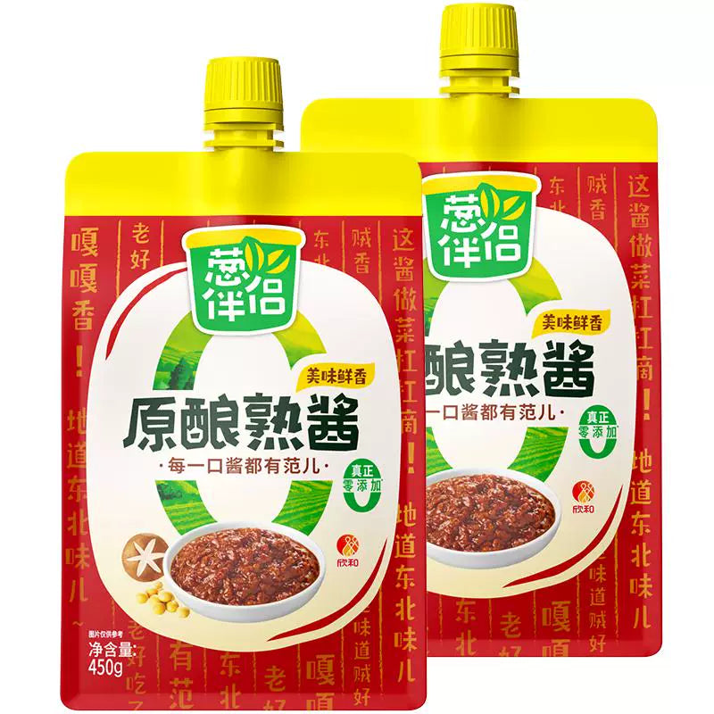 欣和 葱伴侣 原醸熟酱 450克 /Original gekochte Sojabohnenpaste 450g CongBanLv