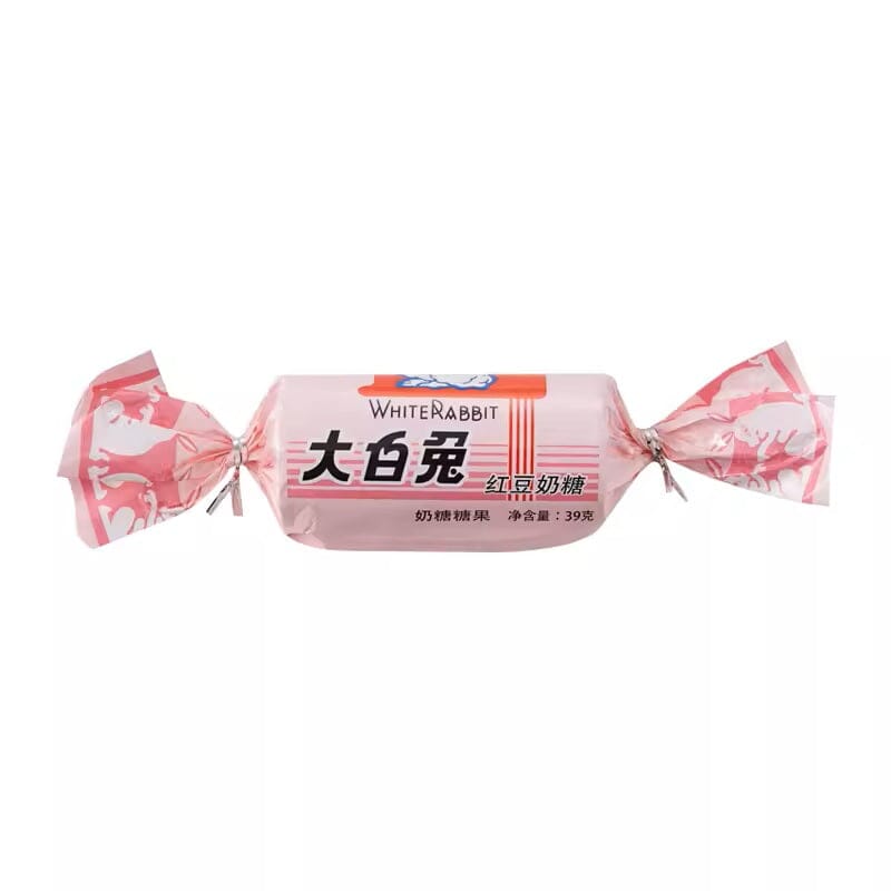 大白兔 红豆奶糖糖果 39克 /Cremige Bonbons Rotbohnengeschmack 39g WHITE RABBIT