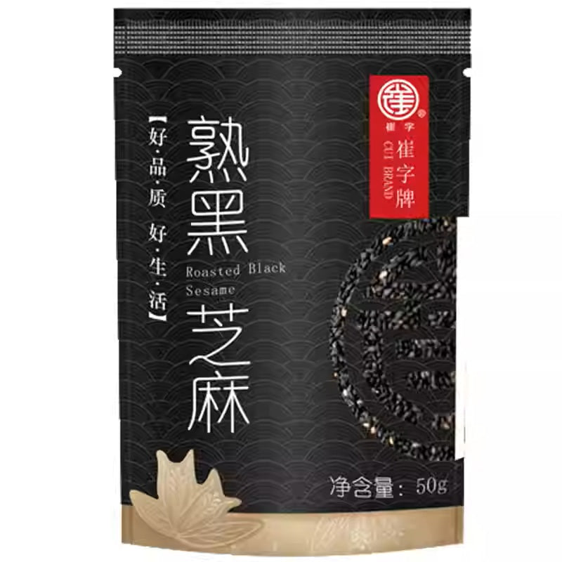 崔字牌 香脆黑芝麻 100克 / Geröstete Schwarze Sesam 100g CUI BRAND