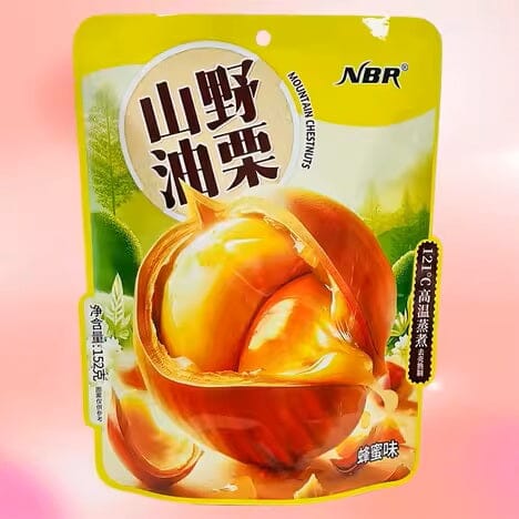 众星 山野油栗 板栗 蜂蜜味 152克 /Esskastanien mit Honiggeschmack 152g NBR