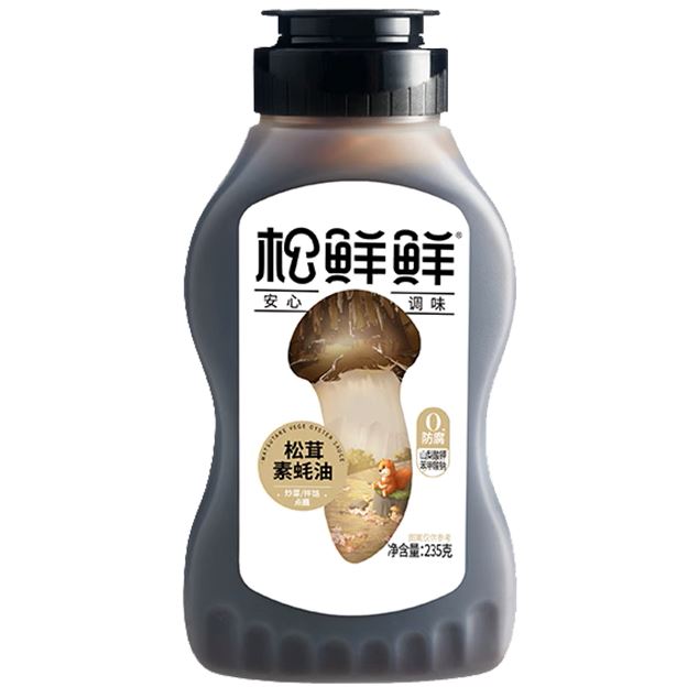 松鲜鲜 松茸素蚝油 235克 /Matsutake Vegane Austernsauce 235g SONGXIANXIAN