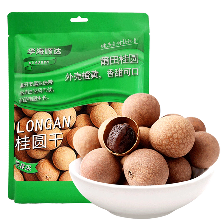 华海顺达 桂圆干 400克 /Longan mit Schal 400g HUASAI SHUNDA