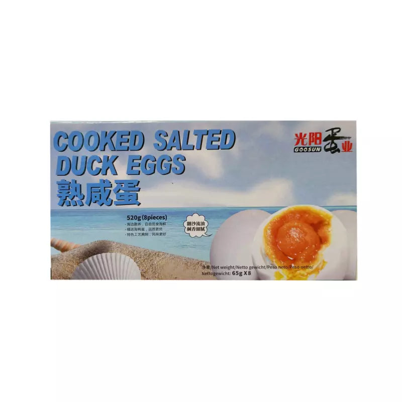 光阳 熟咸鸭蛋 8只/ Gekochtes gesalzenes Entenei 65g*8 Guangyang