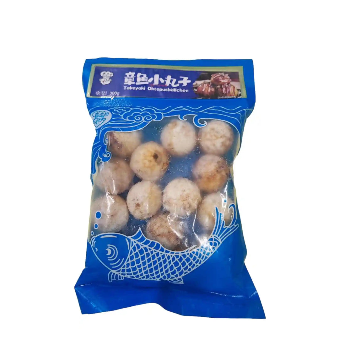 冰冻-Tiefgefroren! 乐乐厨 章鱼小丸子 300克 /Takoyaki 300g LLC