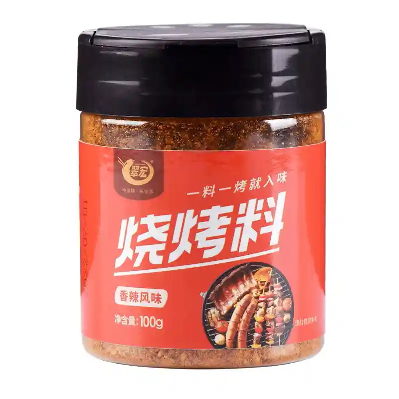 翠宏 香辣风味烧烤料 100克/BBQ-Gewürz mit würzig scharfem Geschmack 100g CUIHONG