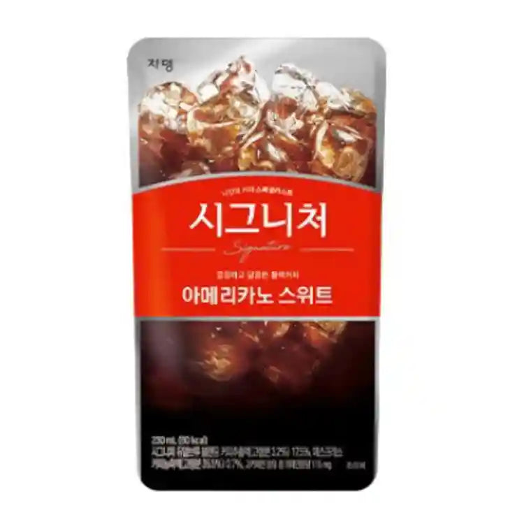 韩国 即饮美式甜咖啡 微甜 袋装 230毫升 /Signature Americano Kaffeebeutel leicht süßlich 230ml Jardin
