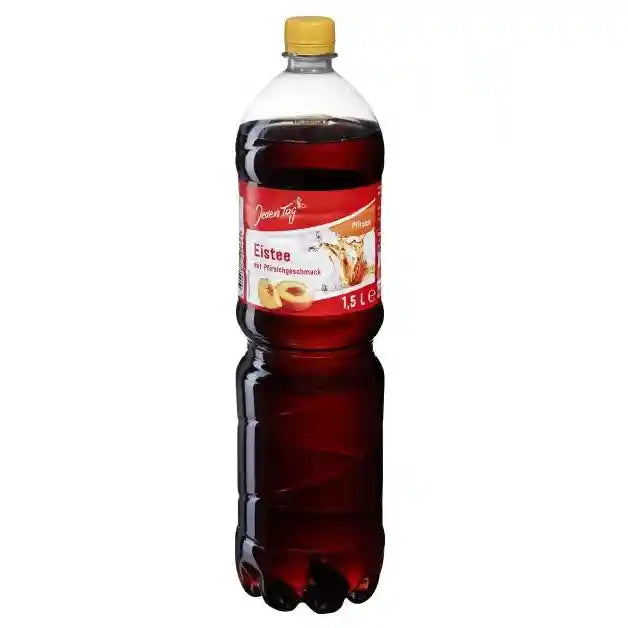 每日 桃子味冰红茶饮料 1.5升 /Eistee Pfirsich 1500ml Jeden Tag