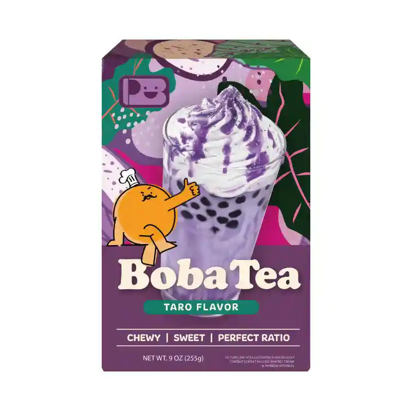 珍珠奶茶 芋头味套装 三份装 255克 /Bubble Tea Kit 3 Portionen Taro Geschmack 255g PlayB