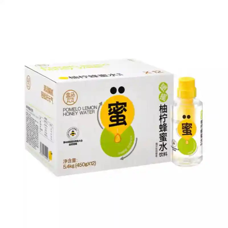 盒马 摇摇柚柠蜂蜜水 450毫升 /Pomelo Zitronen Honig Wasser 450ml HEMA
