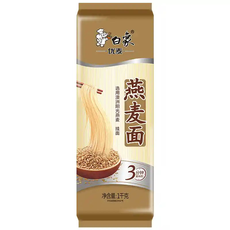 白象 优麦 燕麦面 900克 /Hafernudeln  900g Baixiang