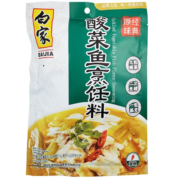 白家 酸菜鱼烹饪料 原味经典 300克 /Sauerkrautsauce für Fisch klassisch 300g BAIJIA