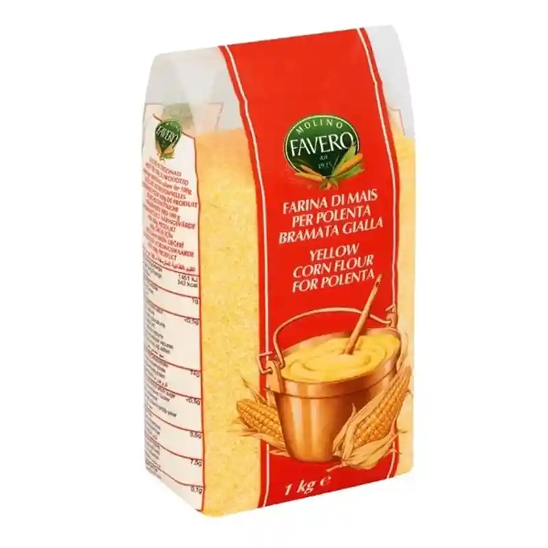 意大利 黄色粗磨 玉米粉 1公斤 /Grob gemahlenes gelbes Maismehl 1kg Favero