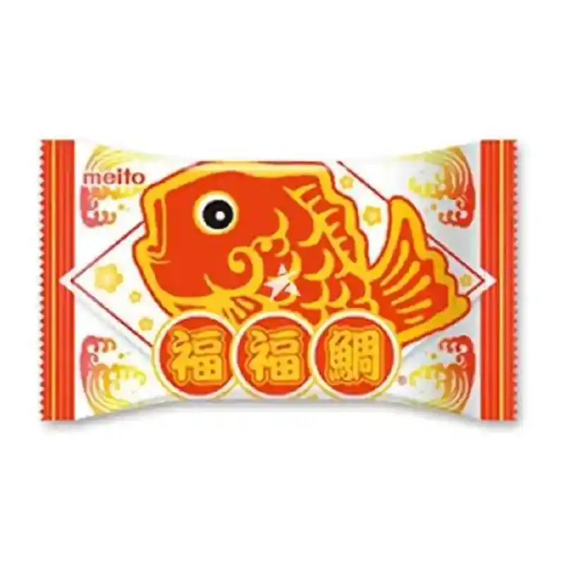 日本 鲷鱼烧夹心饼干 威化夹心饼干 16.5克 /Japan PukupukuTai Air in Fukufuku 16,5g Meito