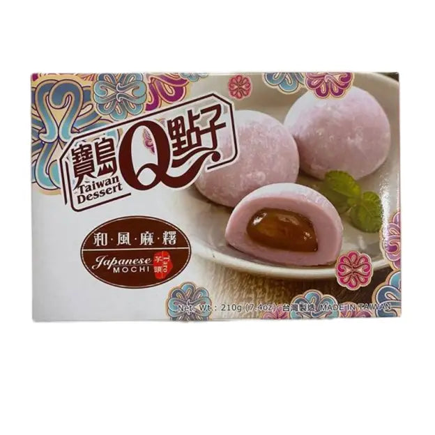 宝岛Q点子 和风麻薯 芋头 210克 /He Fong Mochi mit Taro 210g TW