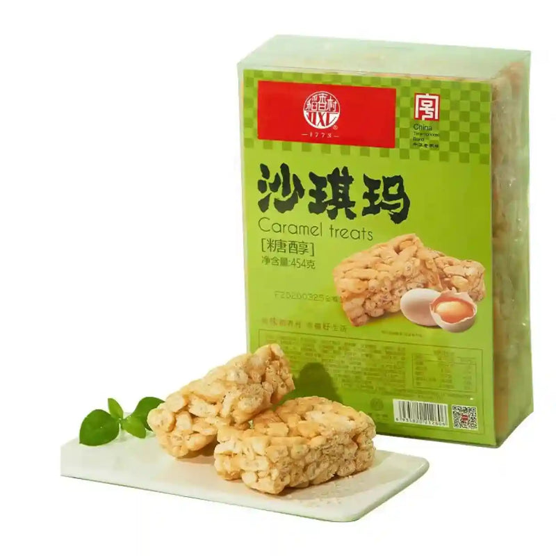 稻香村 木糖醇沙琪玛 454克 /Zuckeralkohol Karamell Leckereien 454g DXC