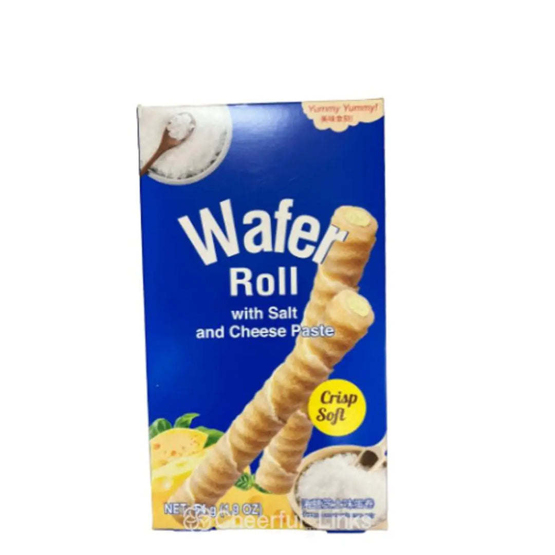 盐芝士馅威化卷 54克 /Waffelrolle mit Salz- und Käsepaste 54g Yummy Yummy