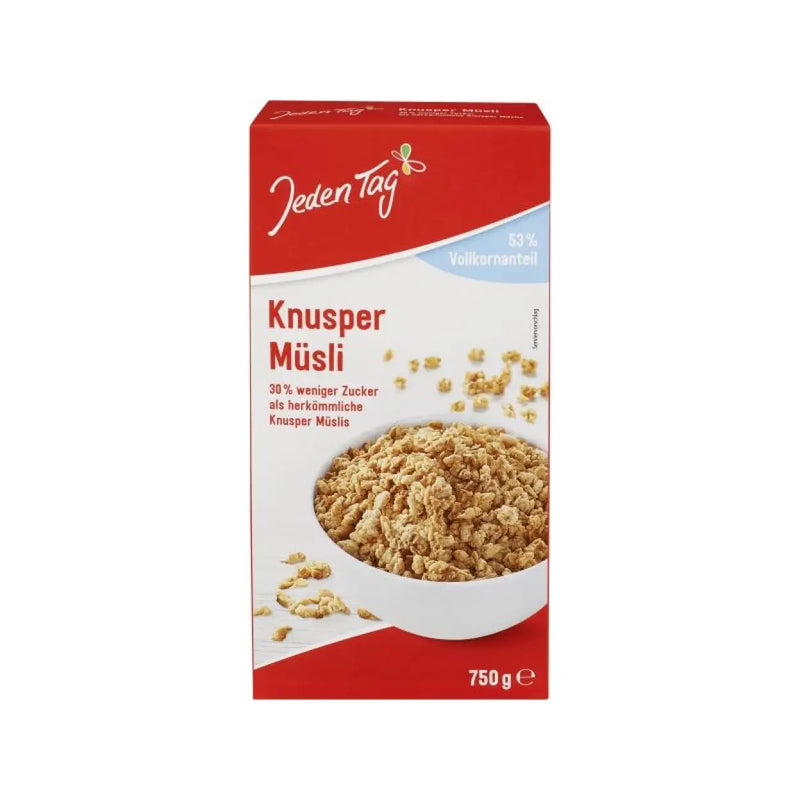 每日 脆谷片 低糖 750克 /Knusper Müsli weniger Zucker 750g Jeden Tag