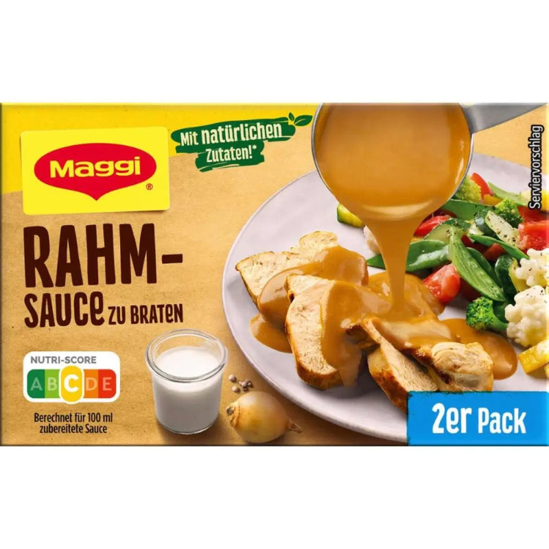 美极 奶油烤肉酱 2份装 /Del. Doppelpack Rahm-Sauce zu Braten ergibt 2*250ml MAGGI
