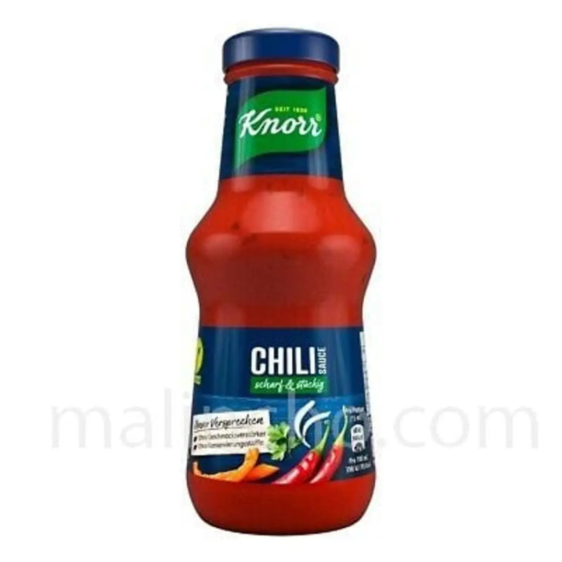 家乐牌 美味酱 辣椒酱 250毫升 /Köstliche Sauce Chili scharf & stückig 250ml KNORR