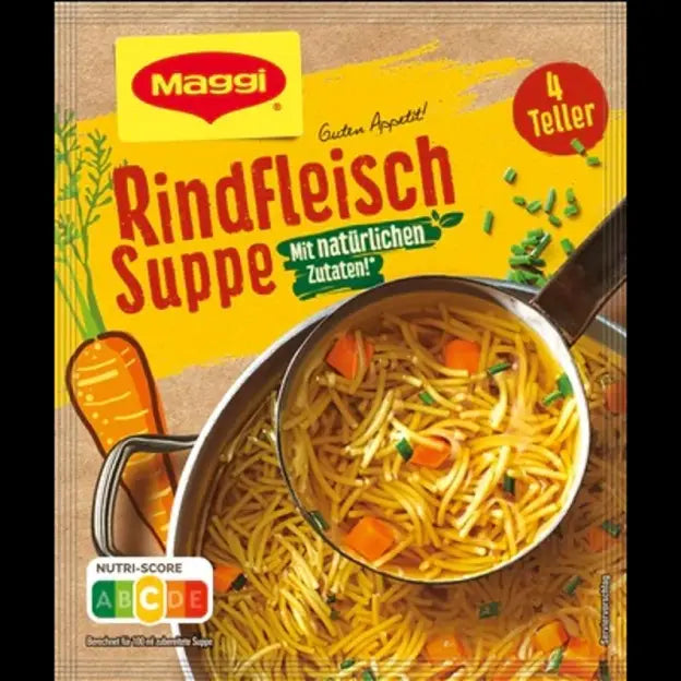 美极 美味牛肉汤 4份装 /Leckere Rinderbrühe ergibt 1000ml MAGGI
