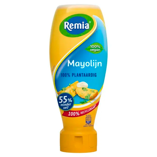 蛋黄酱 500毫升 /Mayonnaise 100% Vegan 500ml Remia