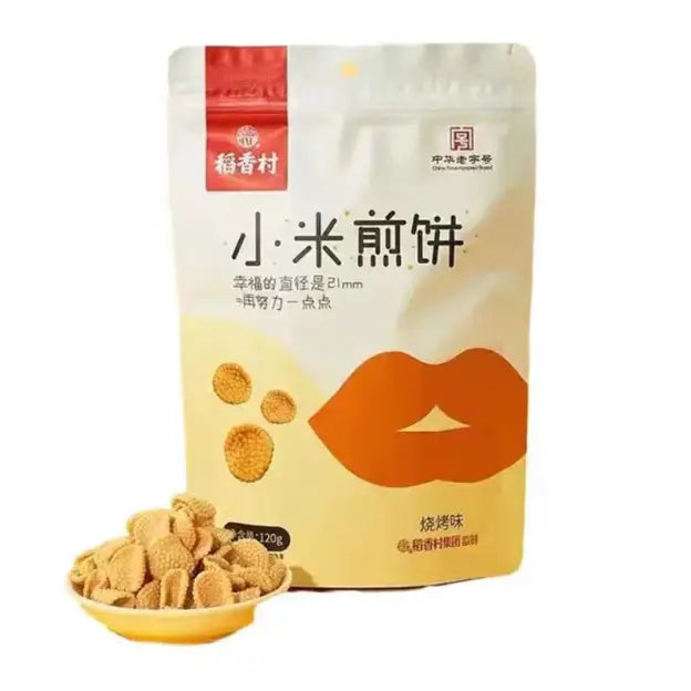 稻香村 小米煎饼 130克 /Hirsekruste mit BBQ-Geschmack 130g DXC