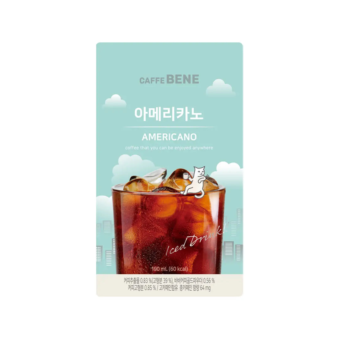 韩国 即饮美式咖啡 袋装 190毫升 /Americano im Beutel 190ml CAFFE BENE