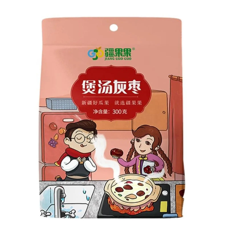 疆果果 煲汤灰枣 300克 /Graue Datteln für Suppen 300g JIANGGGUOGUO
