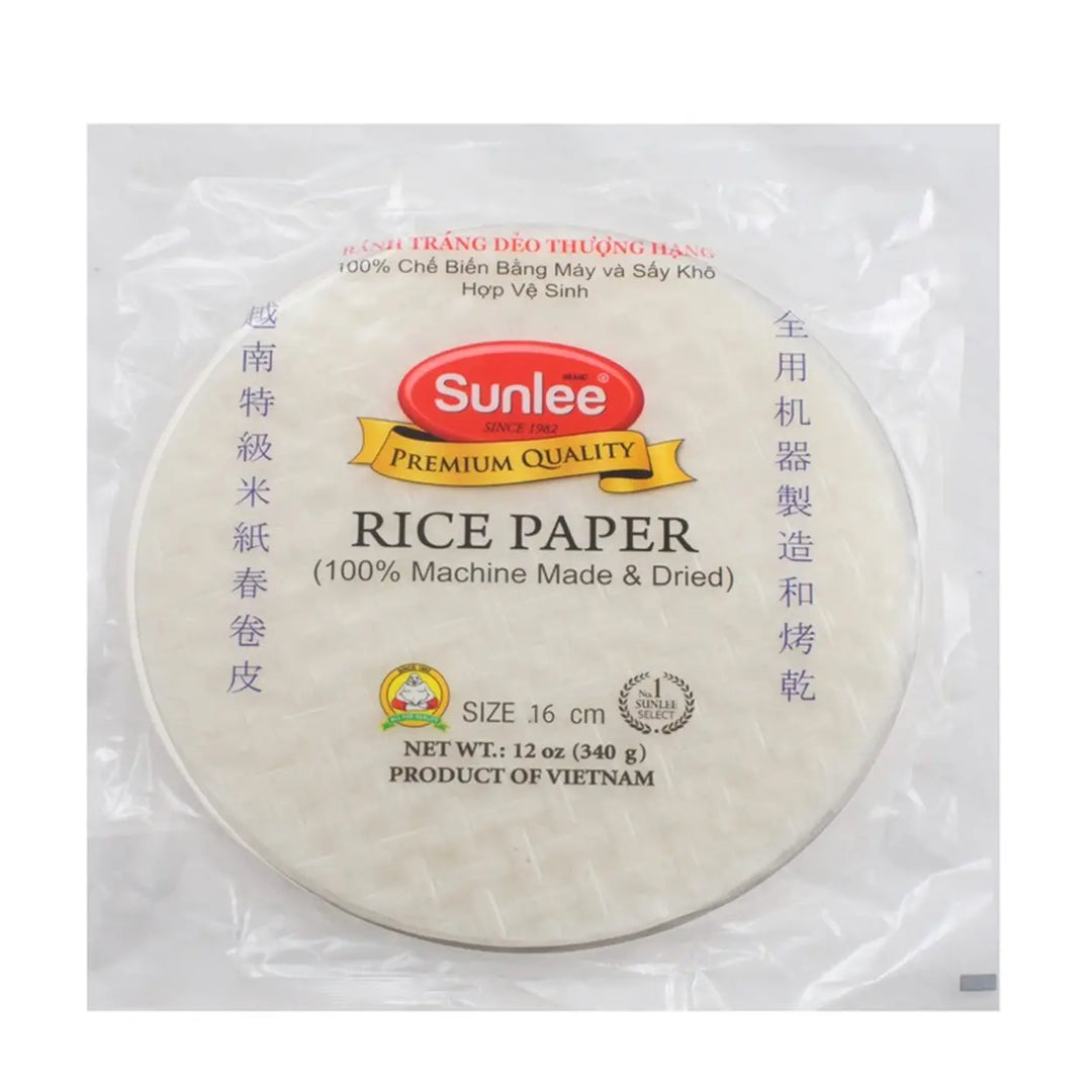 越南16cm圆形米纸 340克 /Reispapier für Frühlingsrolle Rund 16cm 340g Sunlee